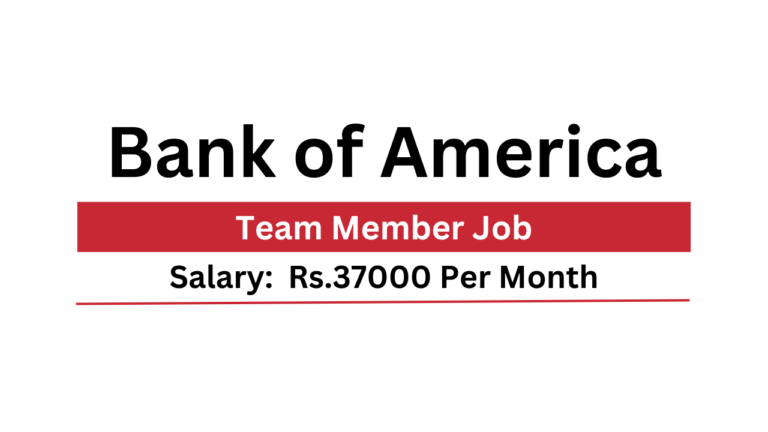 Bank of America Job