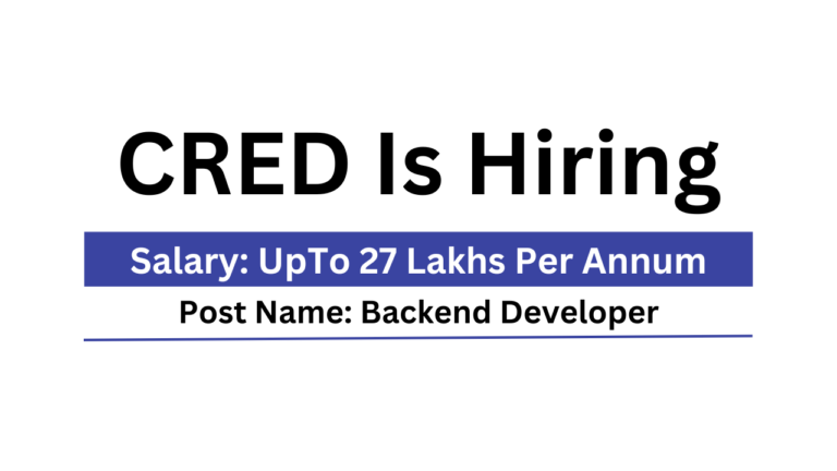 CRED Is Hiring