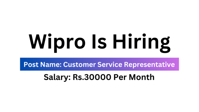 Wipro Is Hiring