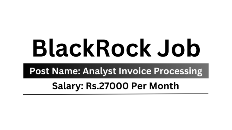 BlackRock Job