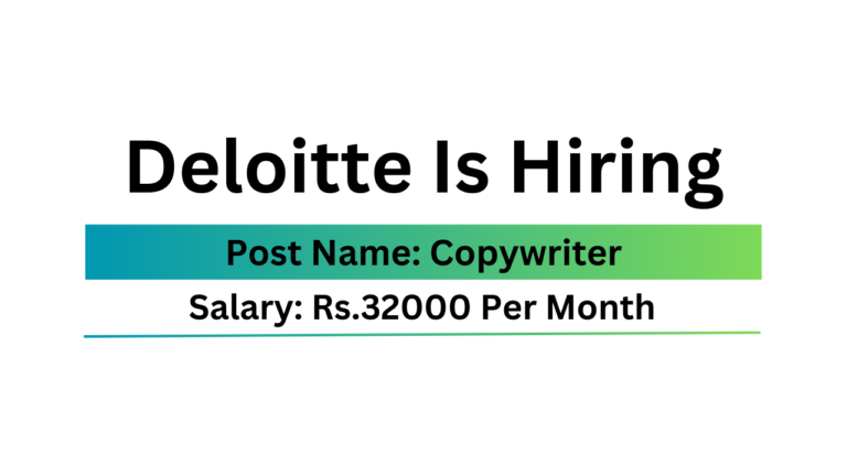 Deloitte Is Hiring