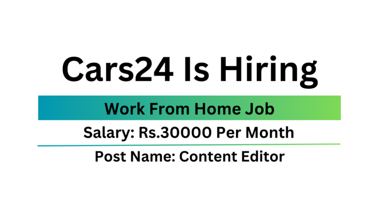 Cars24 Is Hiring