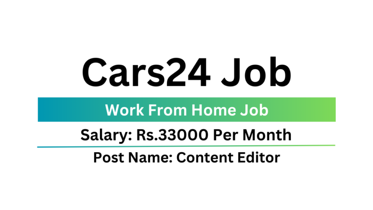 Cars24 Job