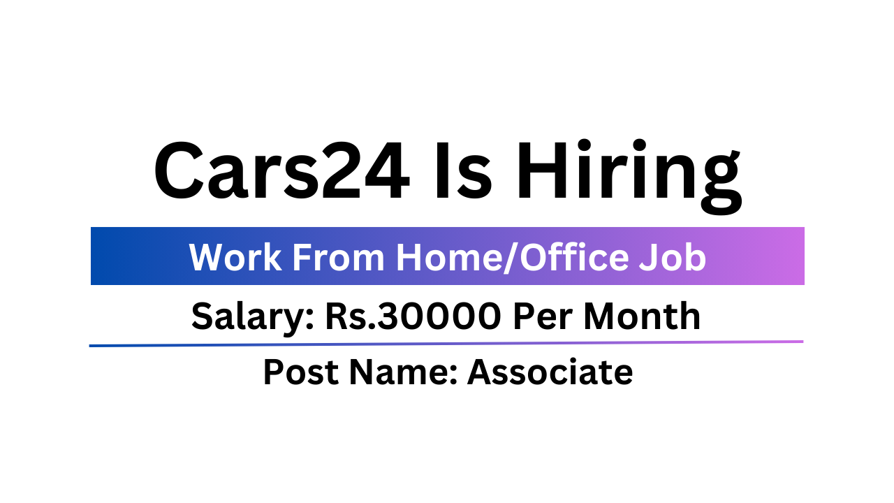 Cars24 Is Hiring