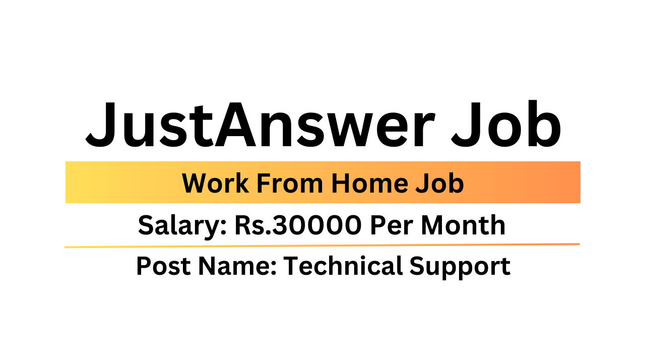 JustAnswer Job