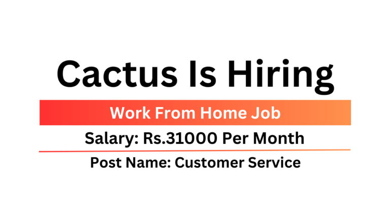 Cactus Is Hiring