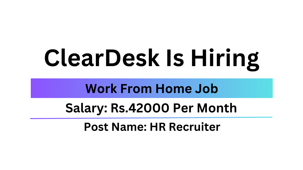 ClearDesk Is Hiring