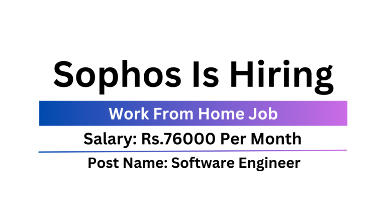 Sophos Is Hiring