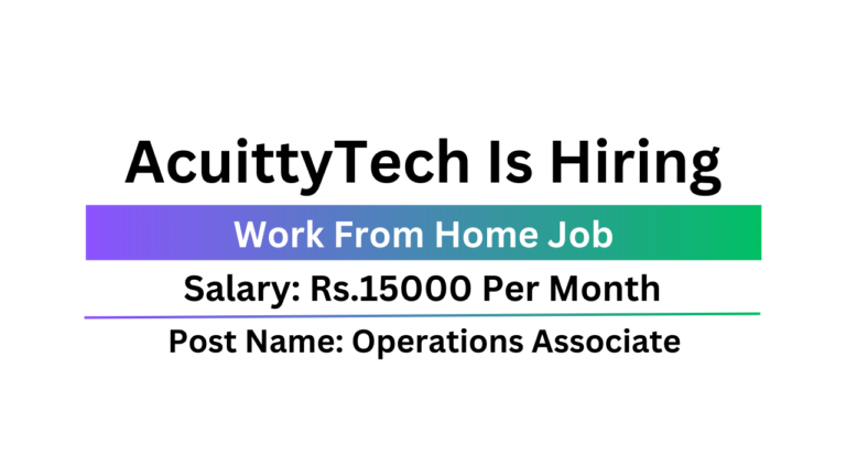 AcuittyTech Is Hiring