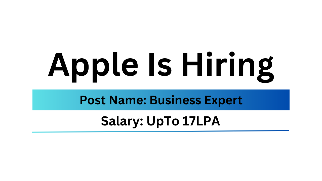 Apple Is Hiring