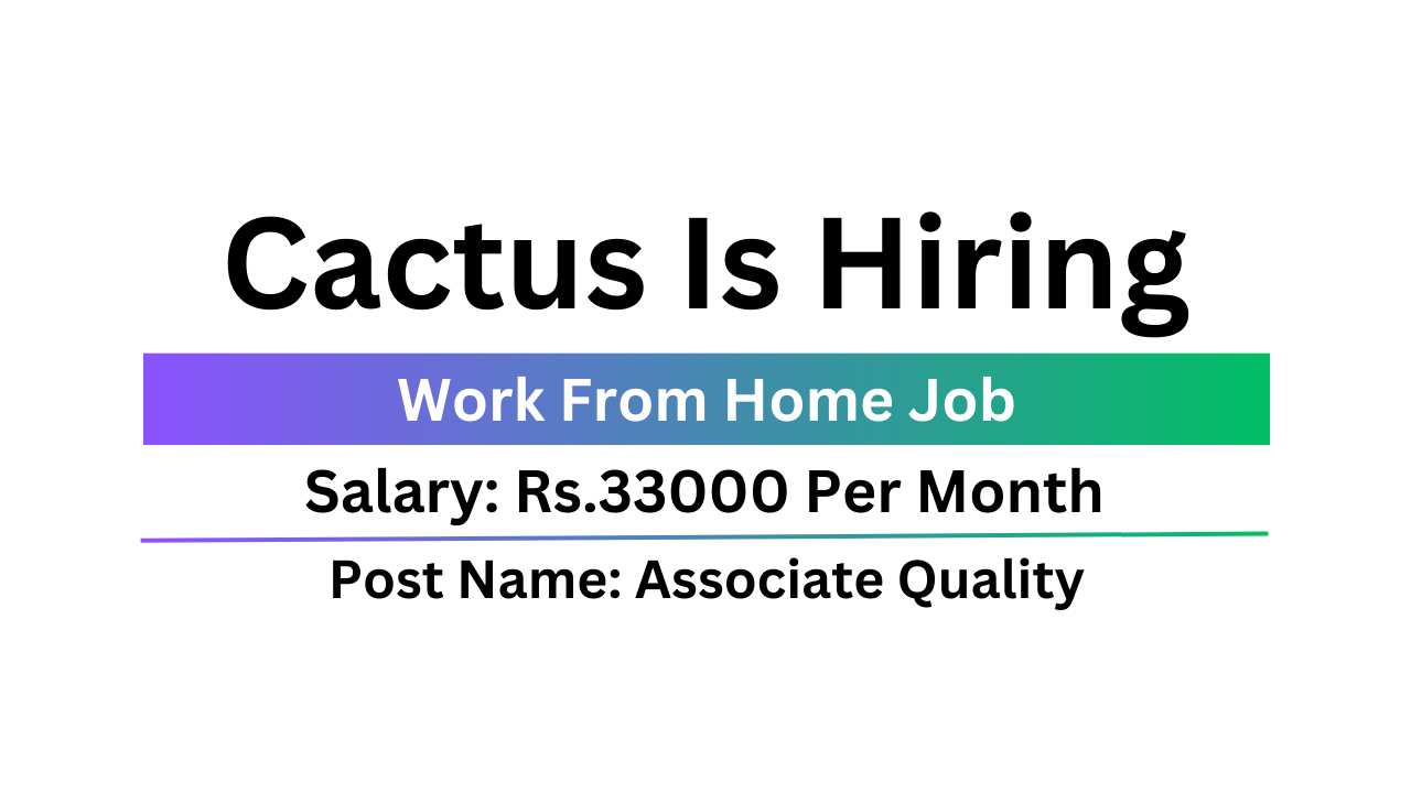 Cactus Is Hiring