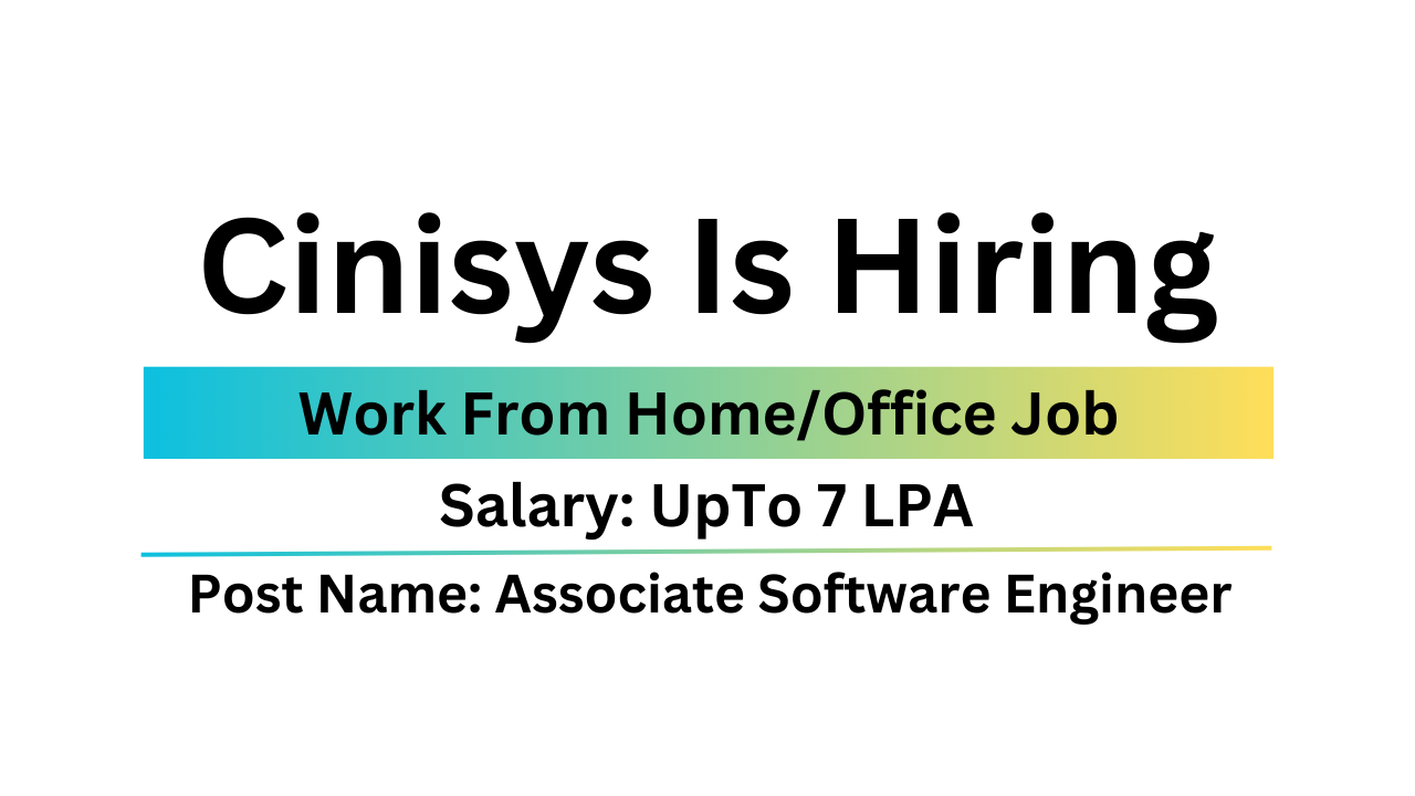 Cinisys Is Hiring