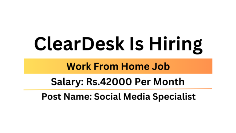 ClearDesk Is Hiring