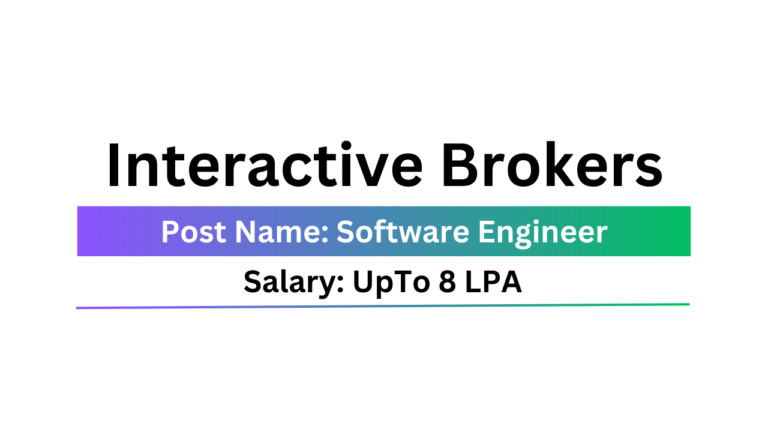 Interactive Brokers Job