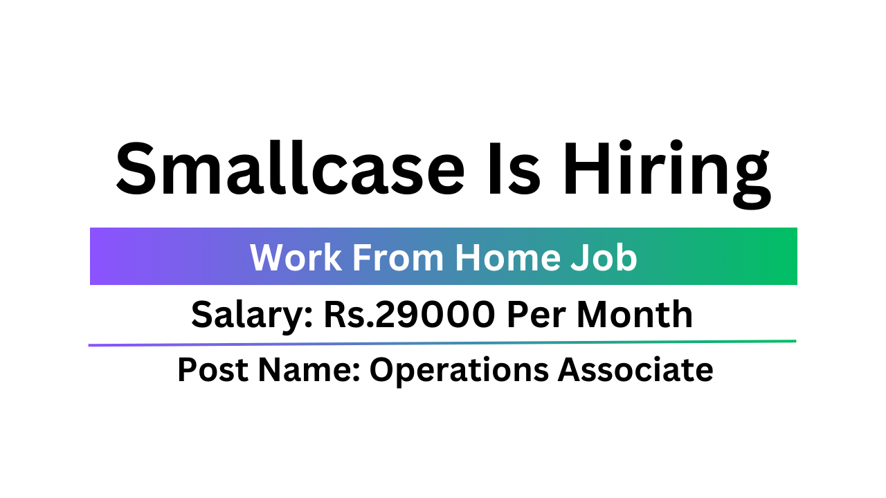 Smallcase Is Hiring