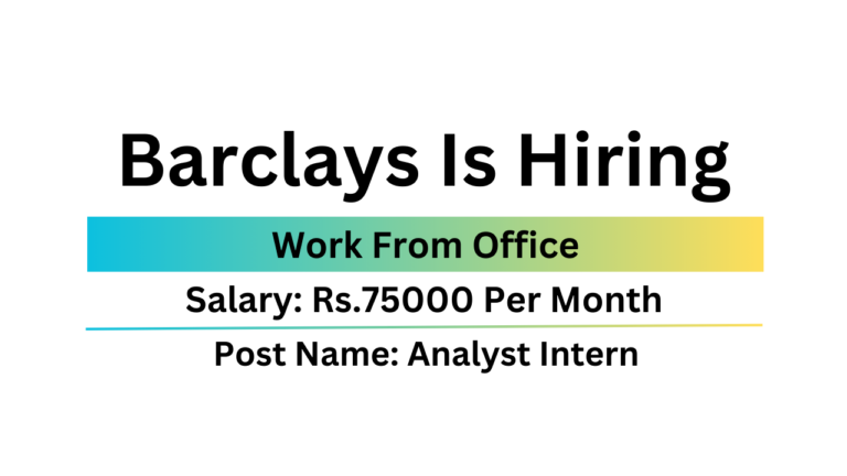 Barclays Is Hiring 2