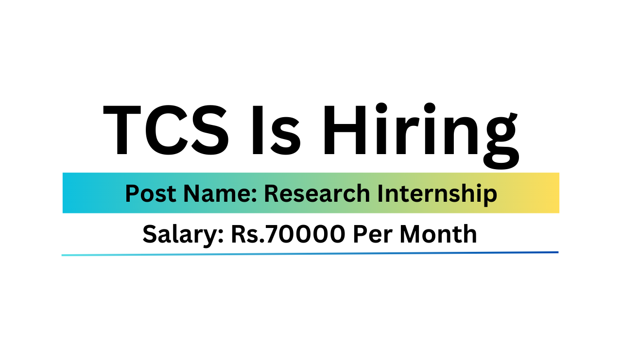 TCS Is Hiring 3