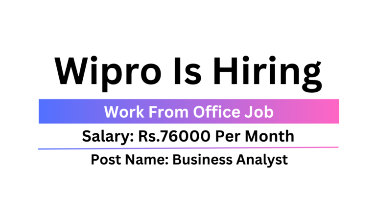 Wipro Is Hiring