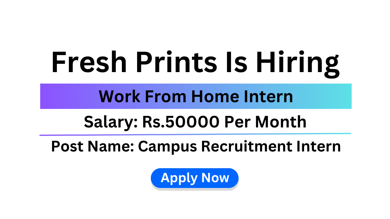 Fresh Prints Is Hiring 5