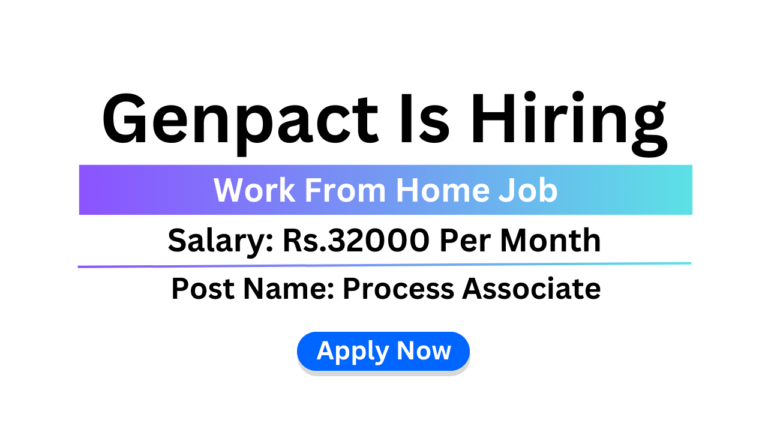 Genpact Recruitment 2024