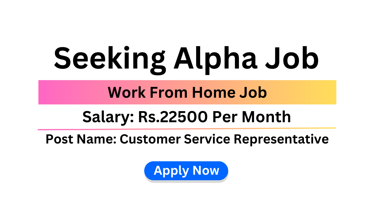 Seeking Alpha Job