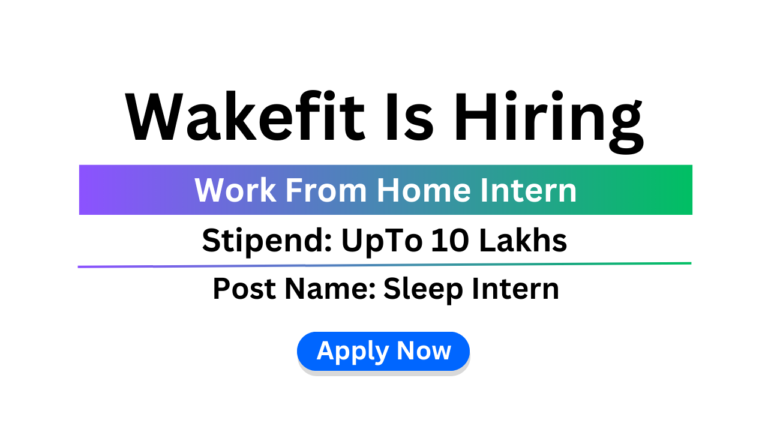 Wakefit Is Hiring