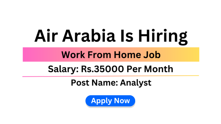 Air Arabia Is Hiring 1