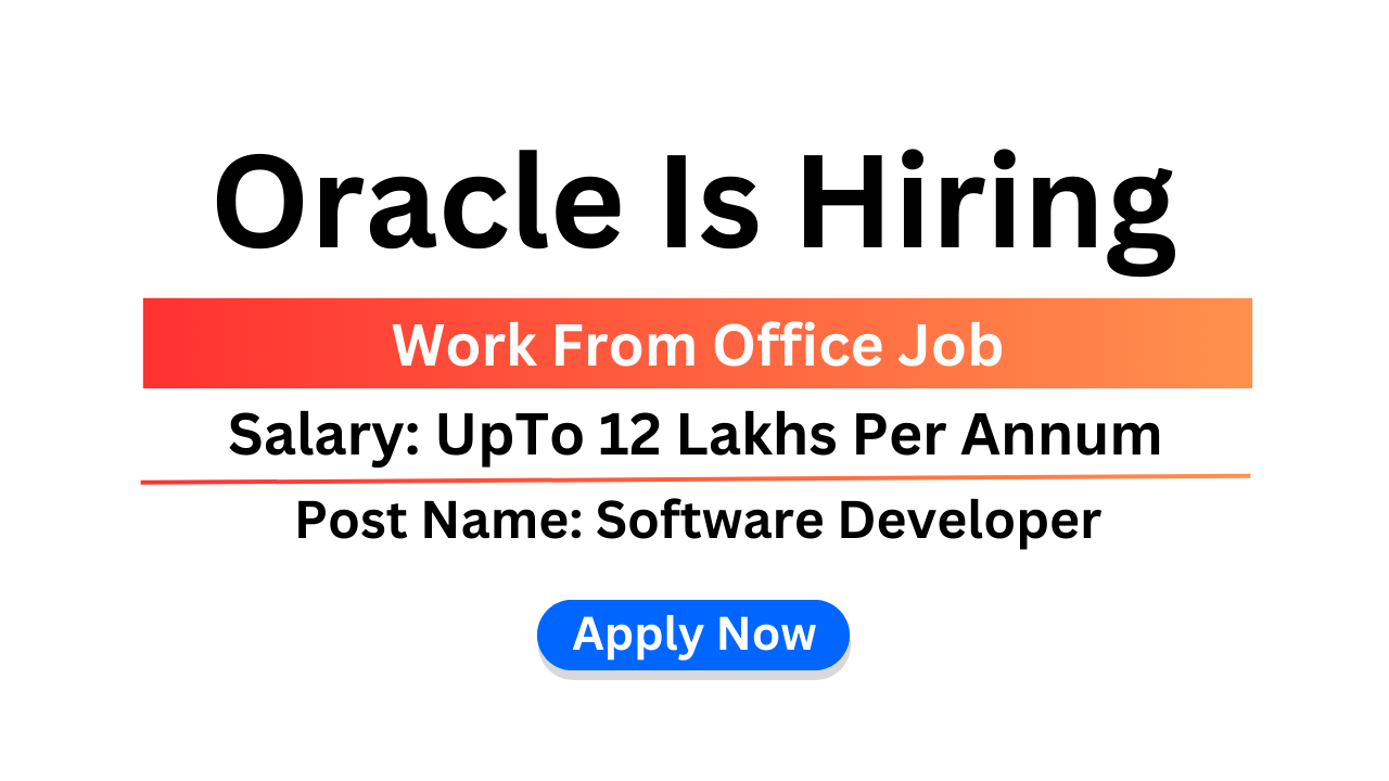 Oracle Is Hiring