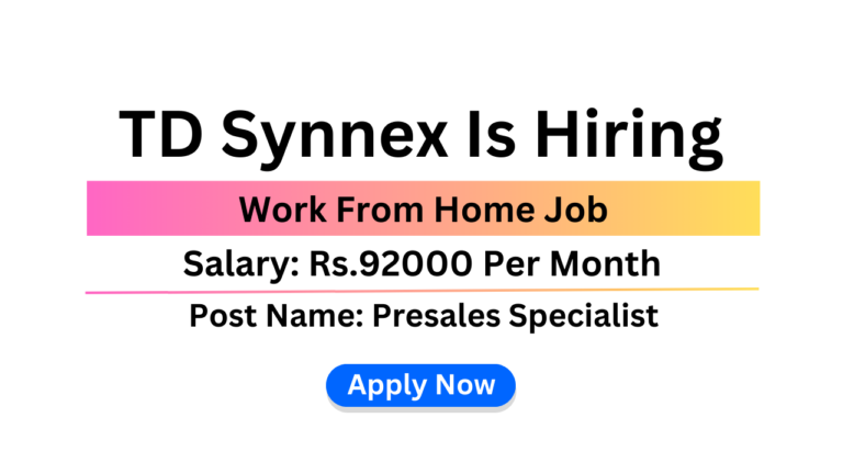 TD Synnex Is Hiring