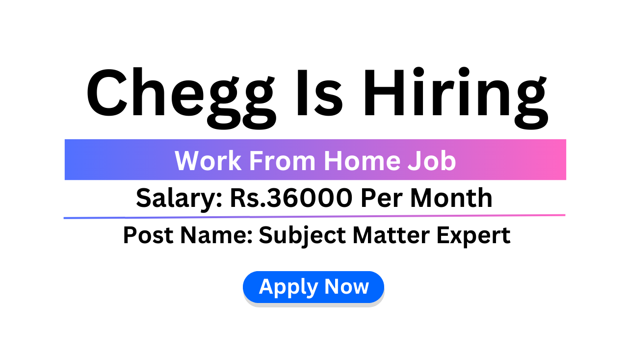 Chegg Is Hiring