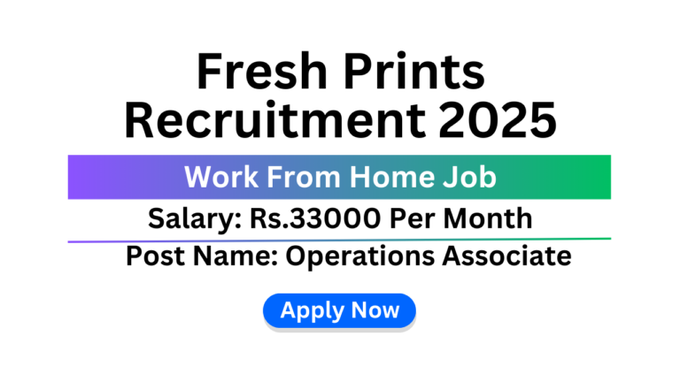 Fresh Prints Recruitment 2025