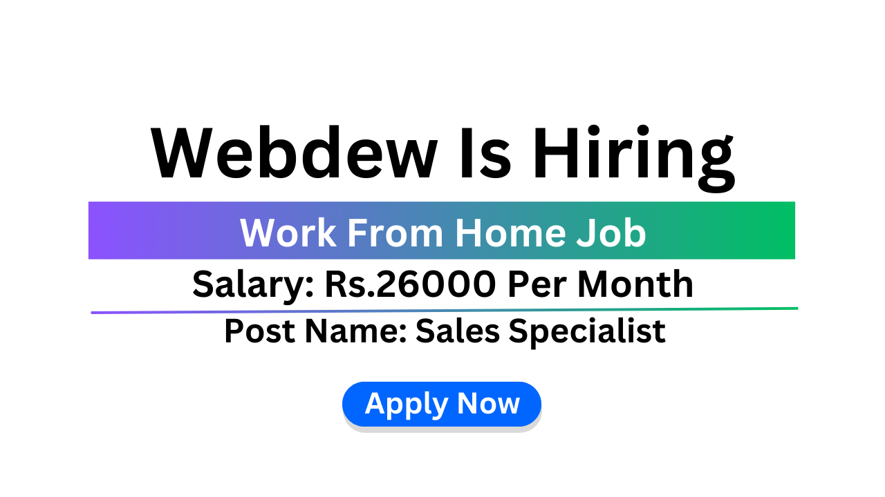 Webdew Is Hiring 1
