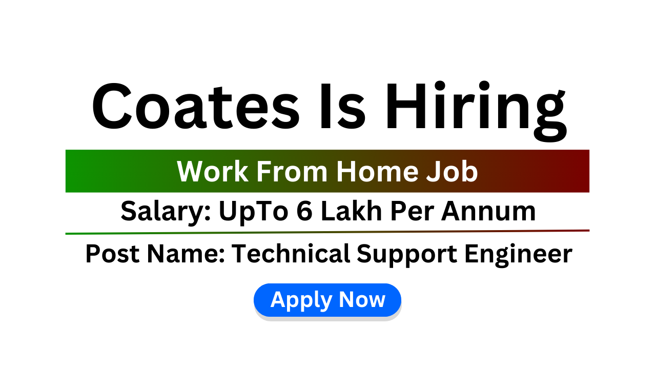 Coates Is Hiring