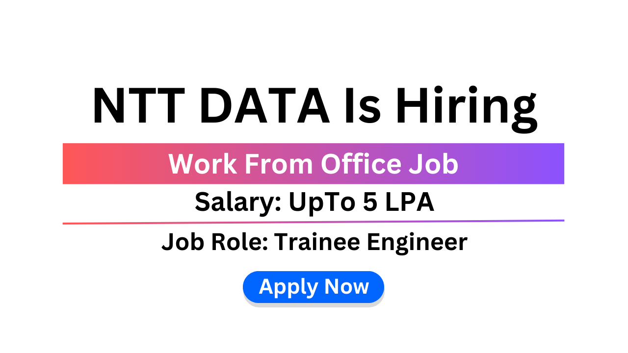 NTT DATA Is Hiring 2