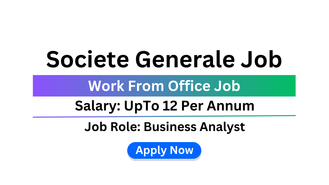 Societe Generale Job