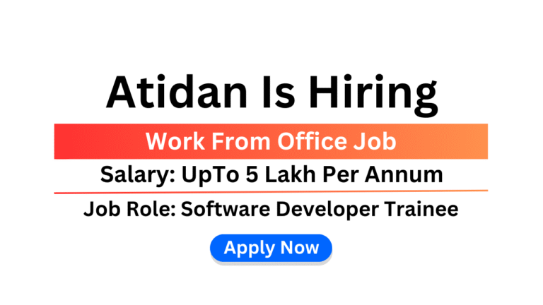 Atidan Is Hiring