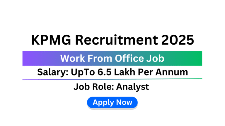 KPMG Recruitment 2025