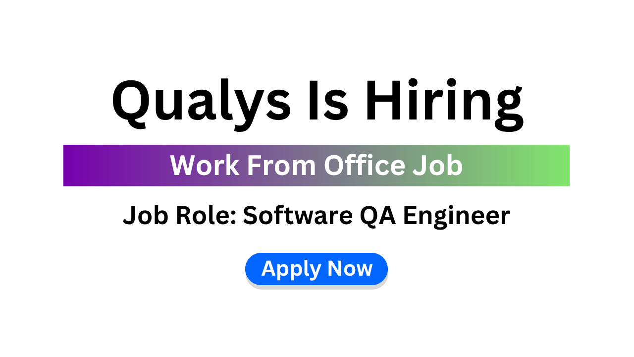 Qualys Is Hiring 1