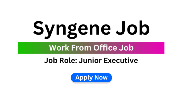Syngene Job