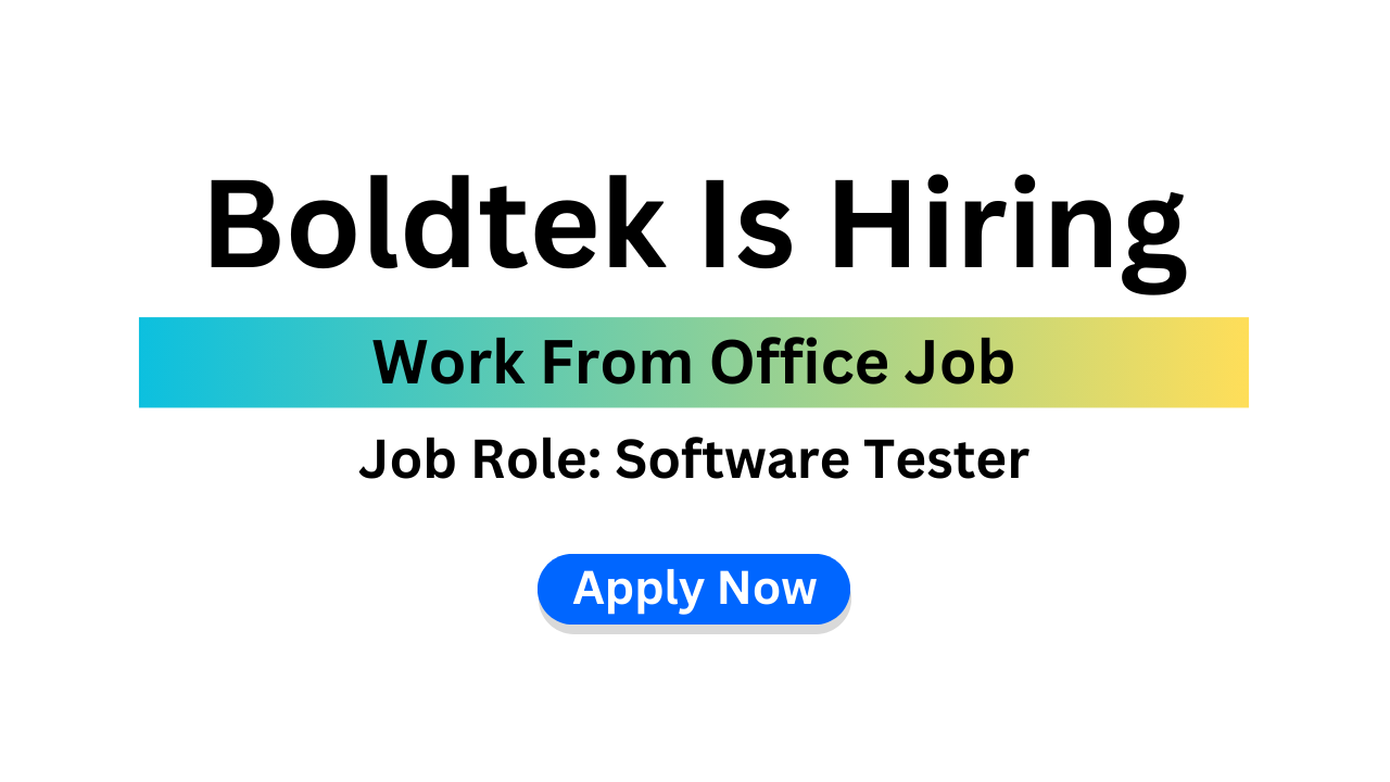 Boldtek Is Hiring