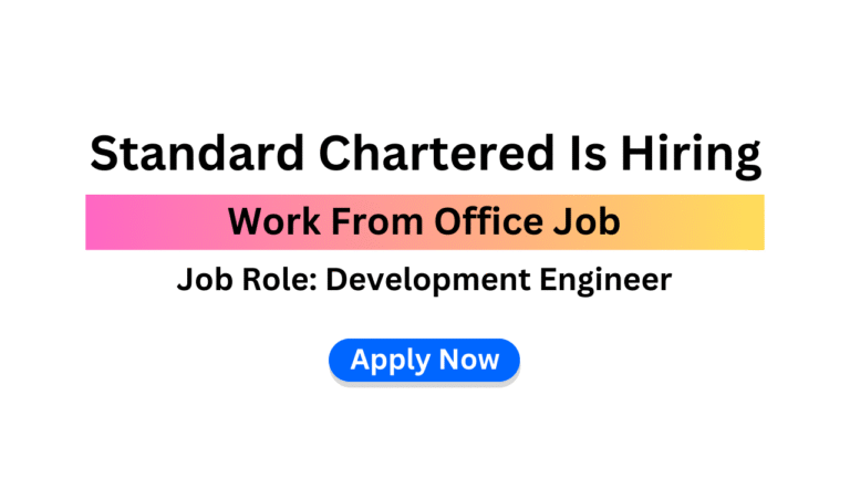Standard Chartered Is Hiring