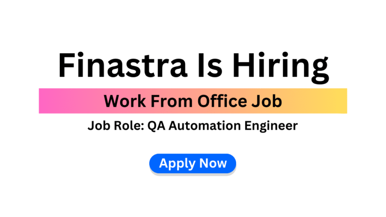 Finastra Recruitment 2025
