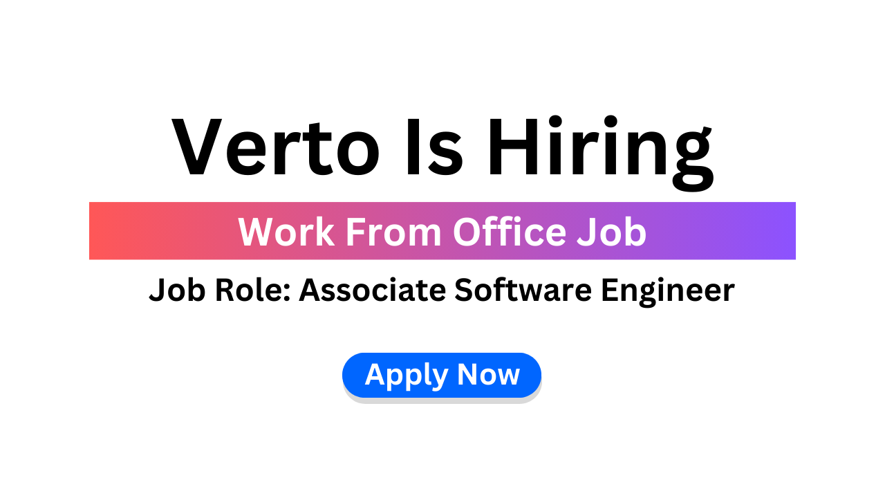 Verto Is Hiring