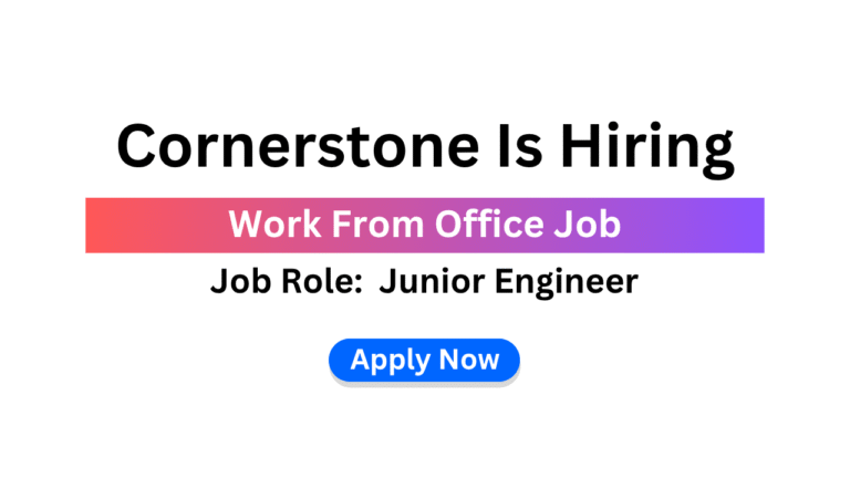 Cornerstone Is Hiring