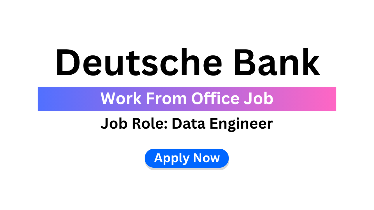 Deutsche Bank Is Hiring