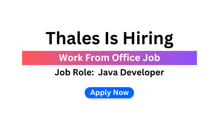 Thales Is Hiring