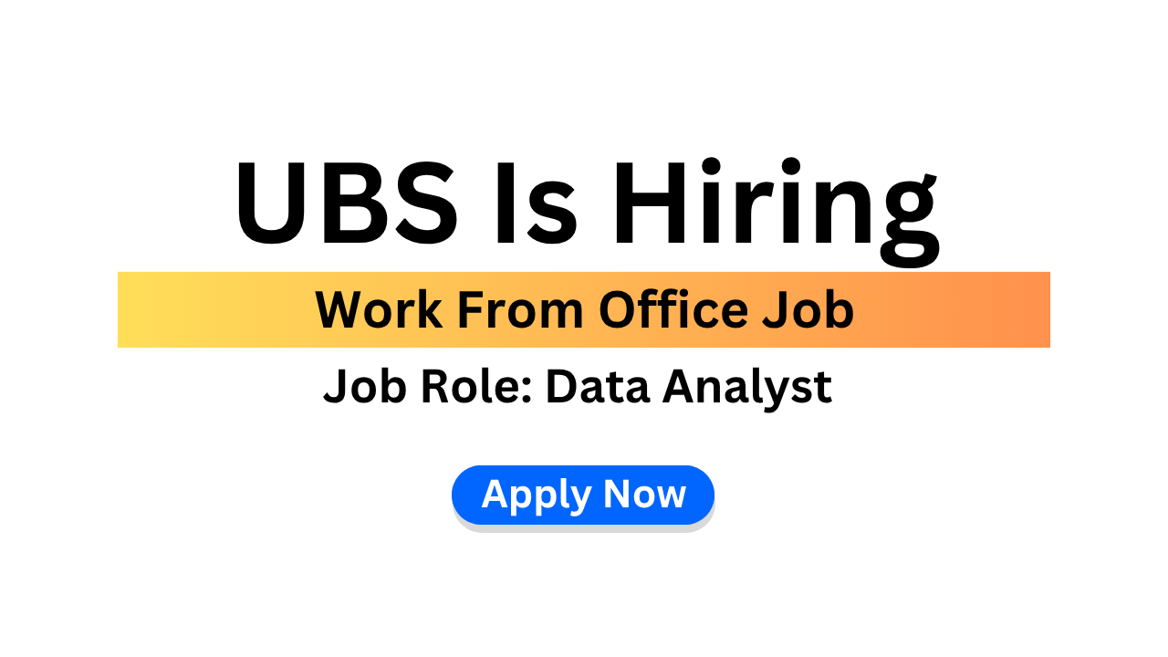 UBS Is Hiring