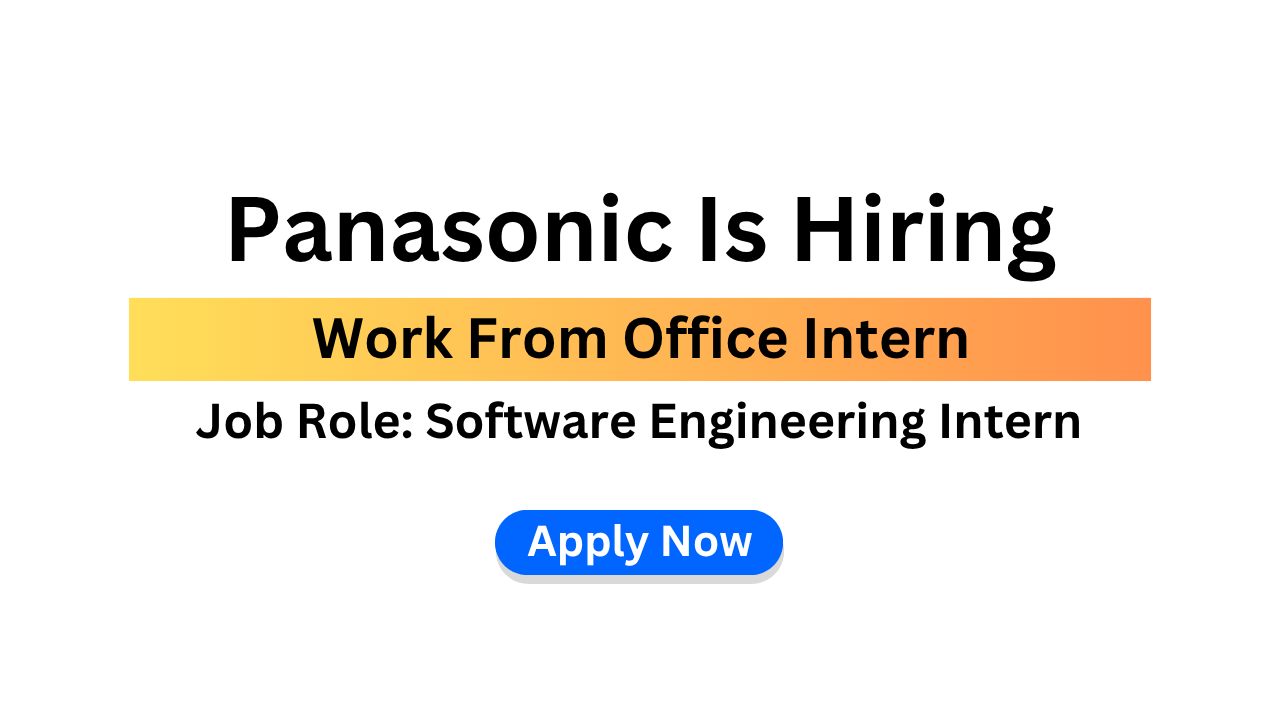 Panasonic Is Hiring