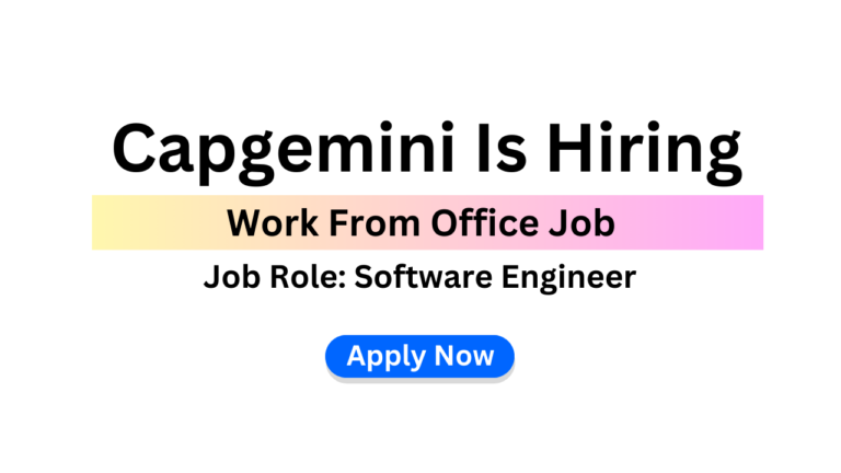 Capgemini Recruitment 2026