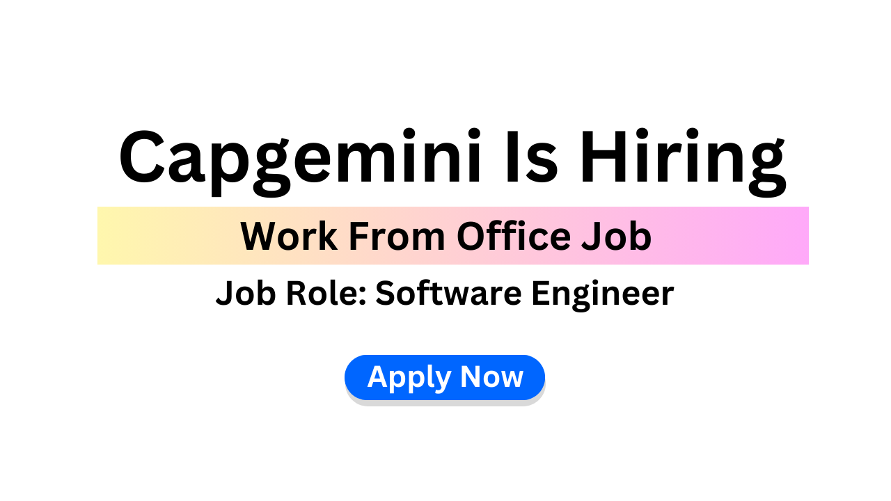 Capgemini Recruitment 2026